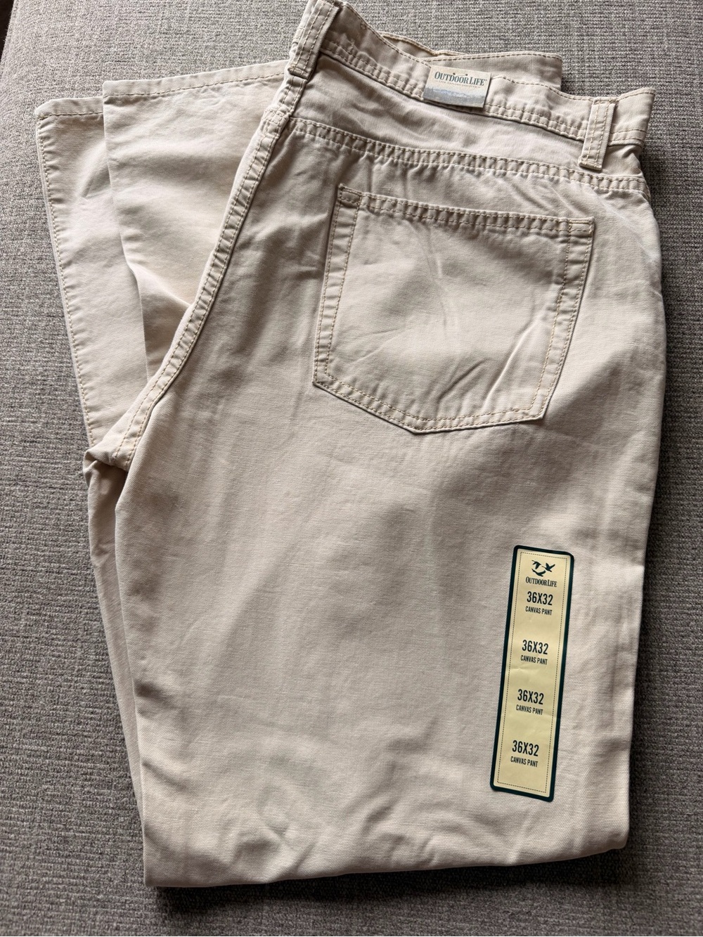 NWT Outdoor Life Men's Khaki Beige Casual Pants